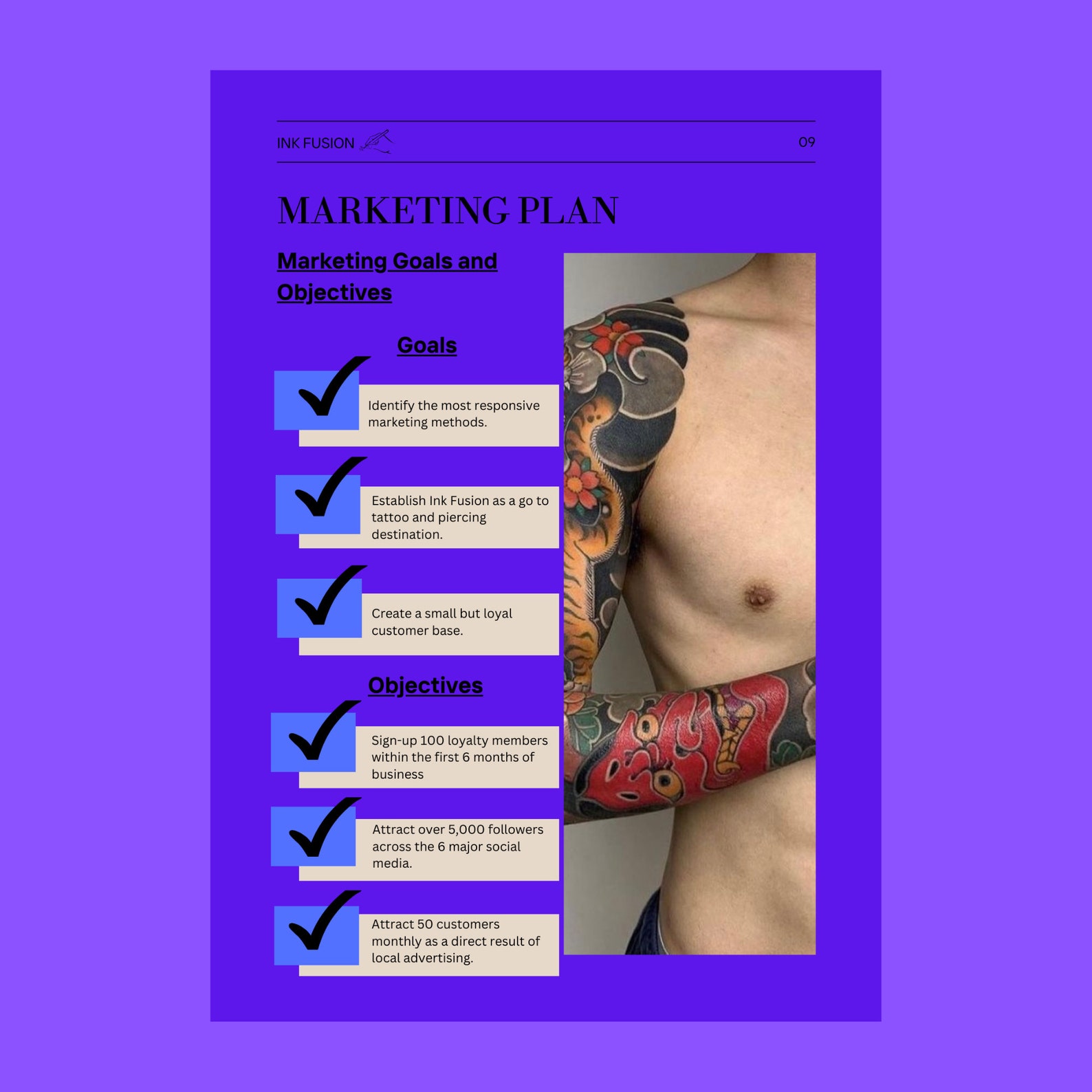 Tattoo Shop Business Plan Business Plan Template Tattoo Piercing