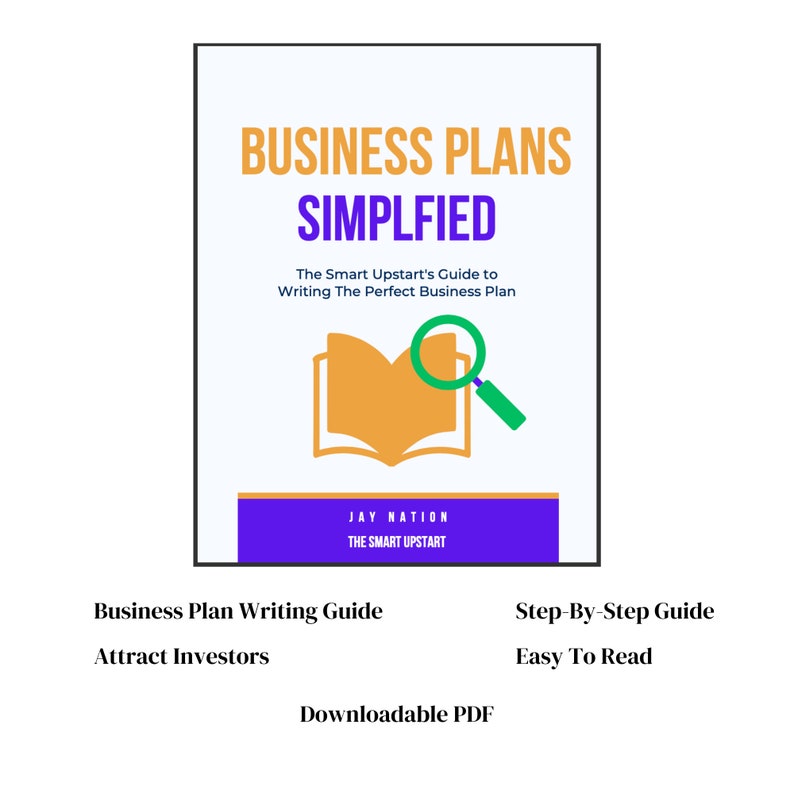 Nail Salon Business Plan Salon and Spa Business Plan Canva Template Microsoft Word Etsy