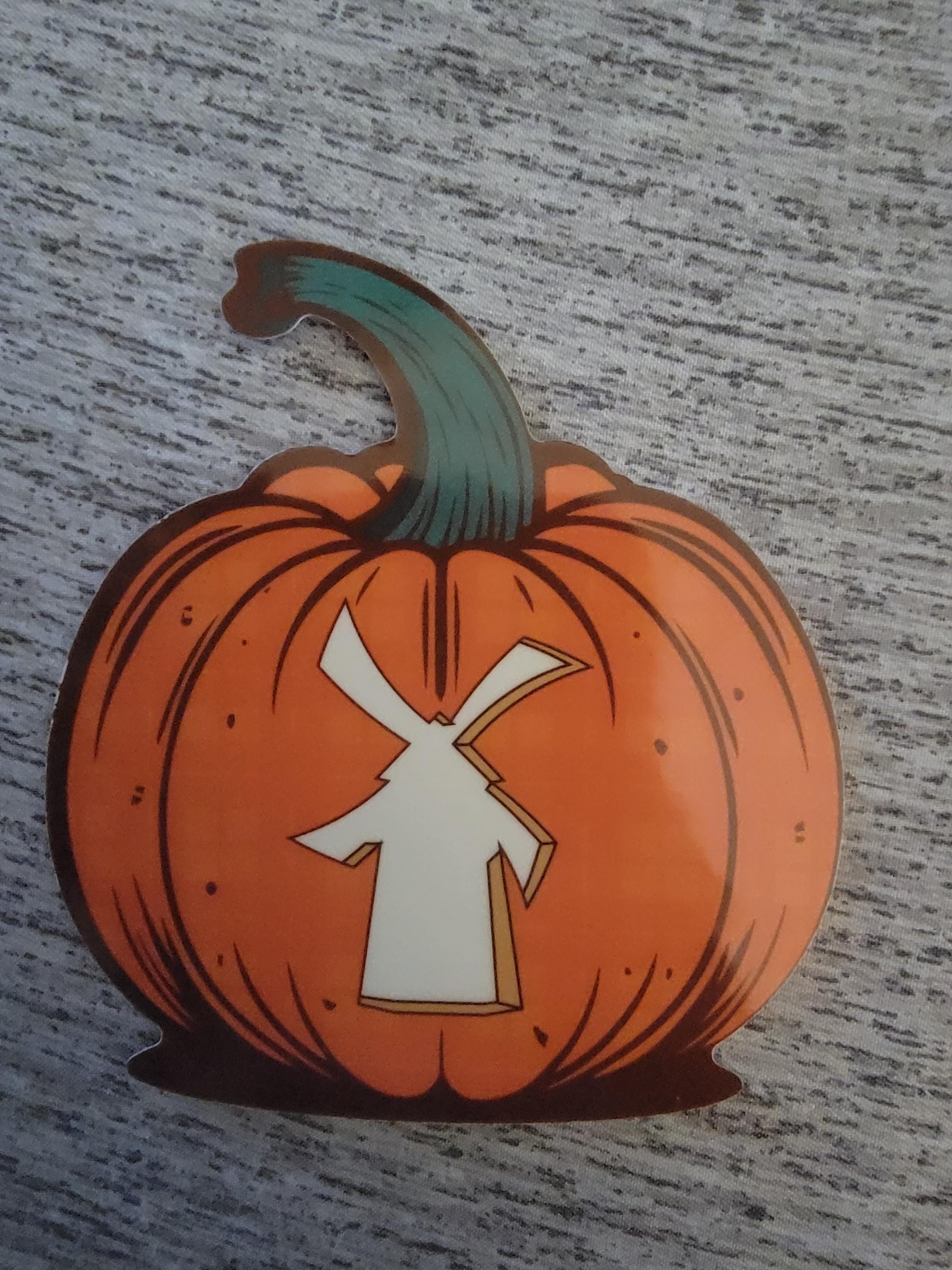 Dutch bros pumpkin sticker