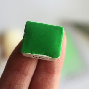 Handmade Neon Green Watercolor Paint