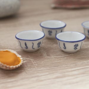 Ceramic Watercolor Pans: Set of 4 Empty Godets