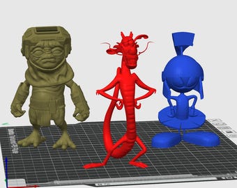 Weird Combo - Mushu - Babu Frik - Martian Marvin - Stl Files Only