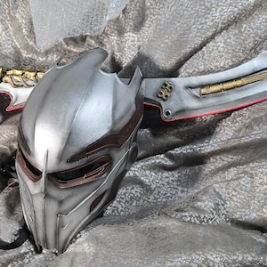 BADLANDS Dek Predator Helmet & Sword with led lights - High Quality 3D Printed