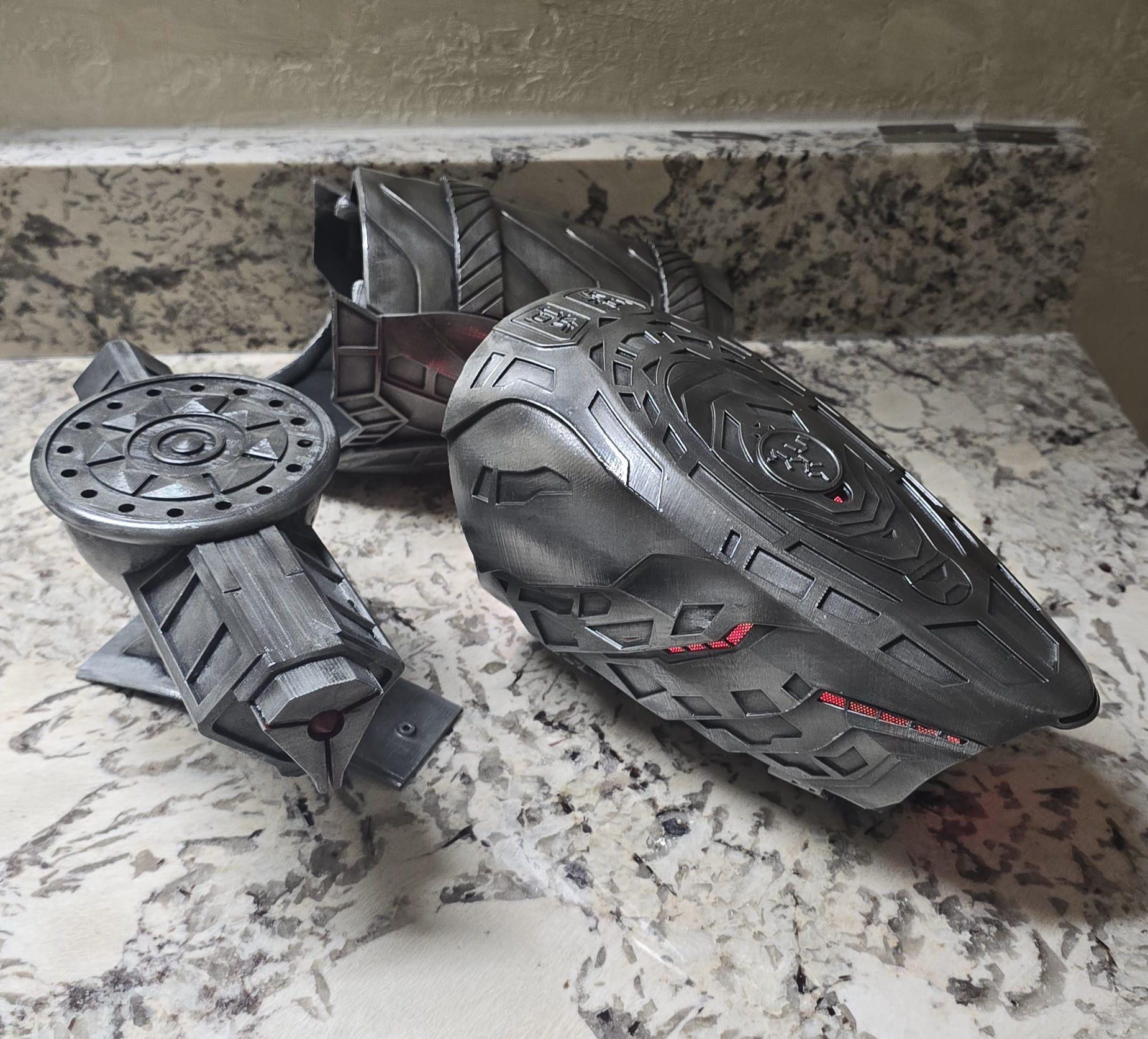 Predator Badlands Deks Gauntlets With Led Lights - High Quality