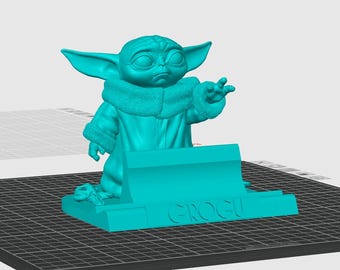 Grogu Phone Stand, STL File ready to print. - This is a Digital File Only