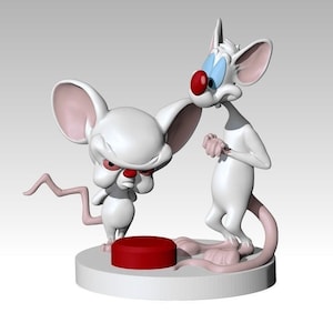 Pinky and The Brain stl files - This is a Digital File Only