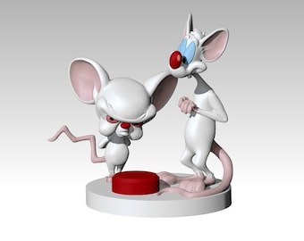 Pinky and The Brain stl files - This is a Digital File Only