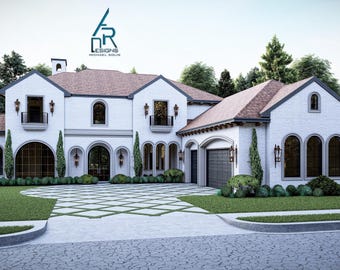 Mediterranean House Stl Digital File. 3D Model of the house