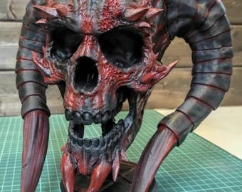 Skull Demon Gablet - Stl File Only