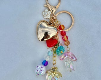 Colorful Chain Bag Charms Keychain