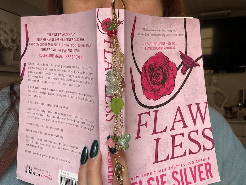 flawless elsie silver bookmark charms