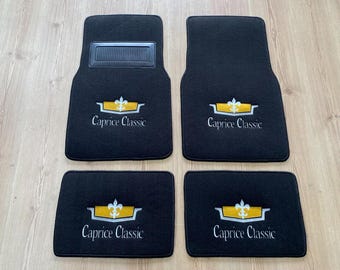 Fußmatten-Set, schwarz, 4er-Set, für Chevy Caprice Classic
