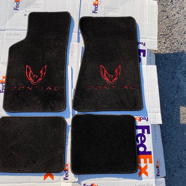 Pontiac Firebird Trans Am Floor Mats Etsy