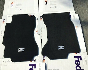 Floor Mats for Nissan 300 ZX - Z32 (1990-1996) Tailored Black