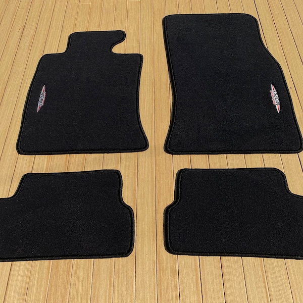 NEW! Carpet Floor Mats Black Mini cooper R56 / R57 Cooper S  2006-2013