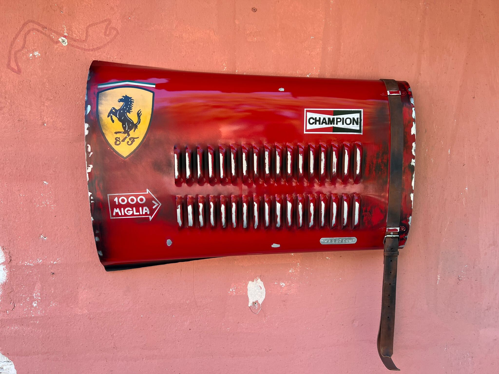 History Ferrari Grand Prix F1 Race Car Wall Art Nose Panel Etsy