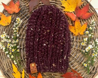 Hale Beanie // Chunky Knit Beanie | Handmade Winter Hat | Women's Cozy Winter Hat