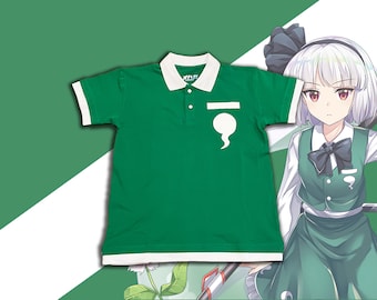 Youmu Konpaku Unisex Polo Shirt Inspired by Touhou Project