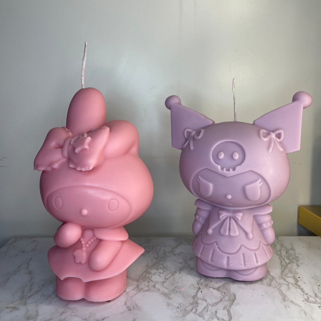 Sanrio Inspired Candle, Melody, Kuromi Inspired, Kawaii, Candle, Soy ...