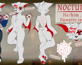 Reference Sheet Commission, Furry & Humanoid