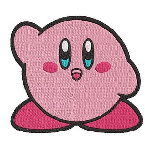 Kirby Mario Embroidery File Patch pes vp3 dst jef xxx