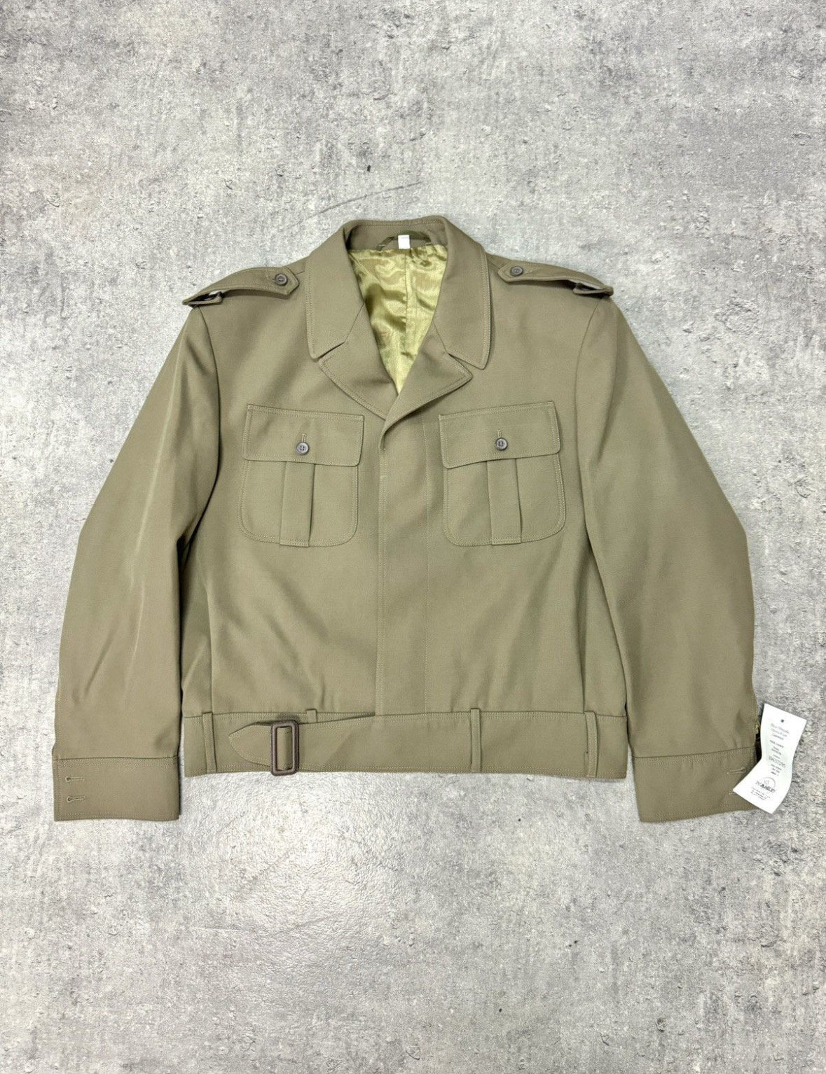 Jaket army crop discount