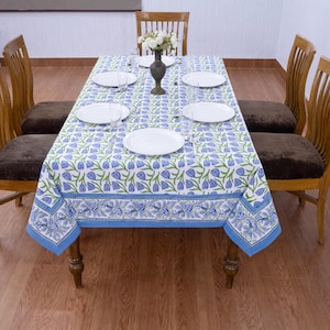 Toalha de mesa retangular verde e branca, conjunto de capa de mesa para casa e sala de estar, decoração de toalhas de mesa