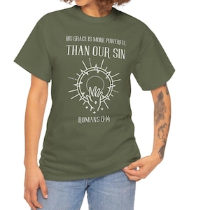 Römer 6:14 Bibel Vers T-Shirt | Christliche Schrift T-Shirt, Unisex T-Shirt