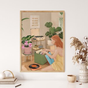 Tu póster feminista musical con cita empoderadora - Tamaño A3+, A3, A4, A5