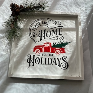 No Place Like Home for the Holidays Plaque