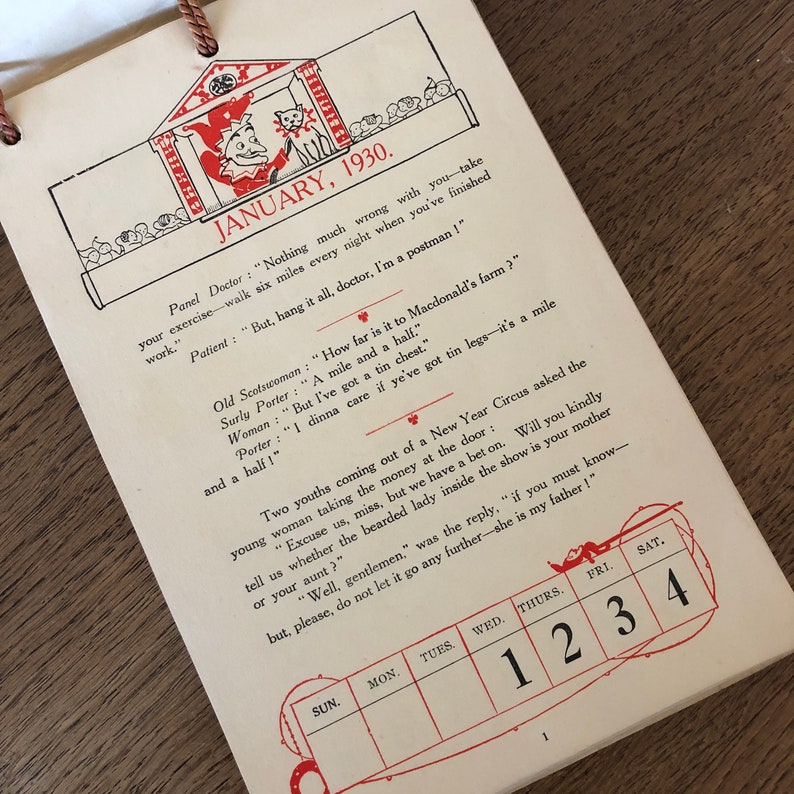 vintage-calendar-punch-g-delgado-calendar-laugh-a-day-merry-etsy