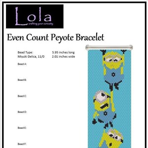 Bransoletka Even Count Peyote - Design