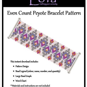Even Count Peyote Bracelet - Design - Etsy