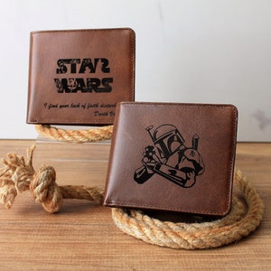 Regalo de Star Wars, billetera de Star Wars, regalo del día del padre para papá