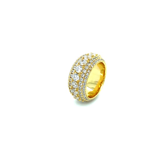 Bague cloutee en forme de diamant tout autour disponible en options or et argent EPUISE DESOLE Etsy France