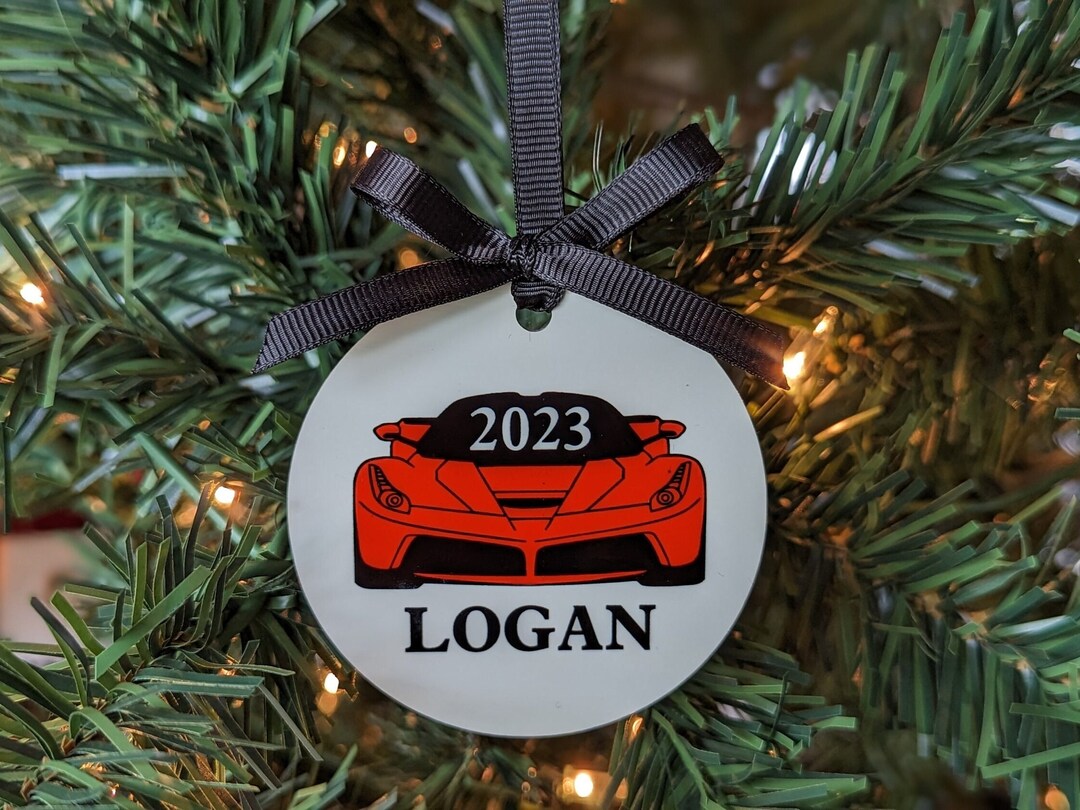 Sports Car Christmas Ornament 