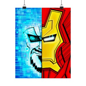 Iron Man You Complete Myself, Matte Vertical Poster