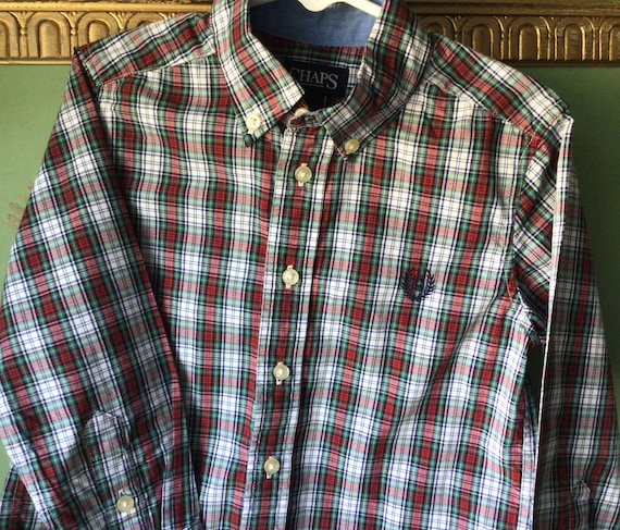 Grit belasting Doornen Boys Chaps Dress Shirt Size 4 Ralph Lauren Boys Button Up - Etsy