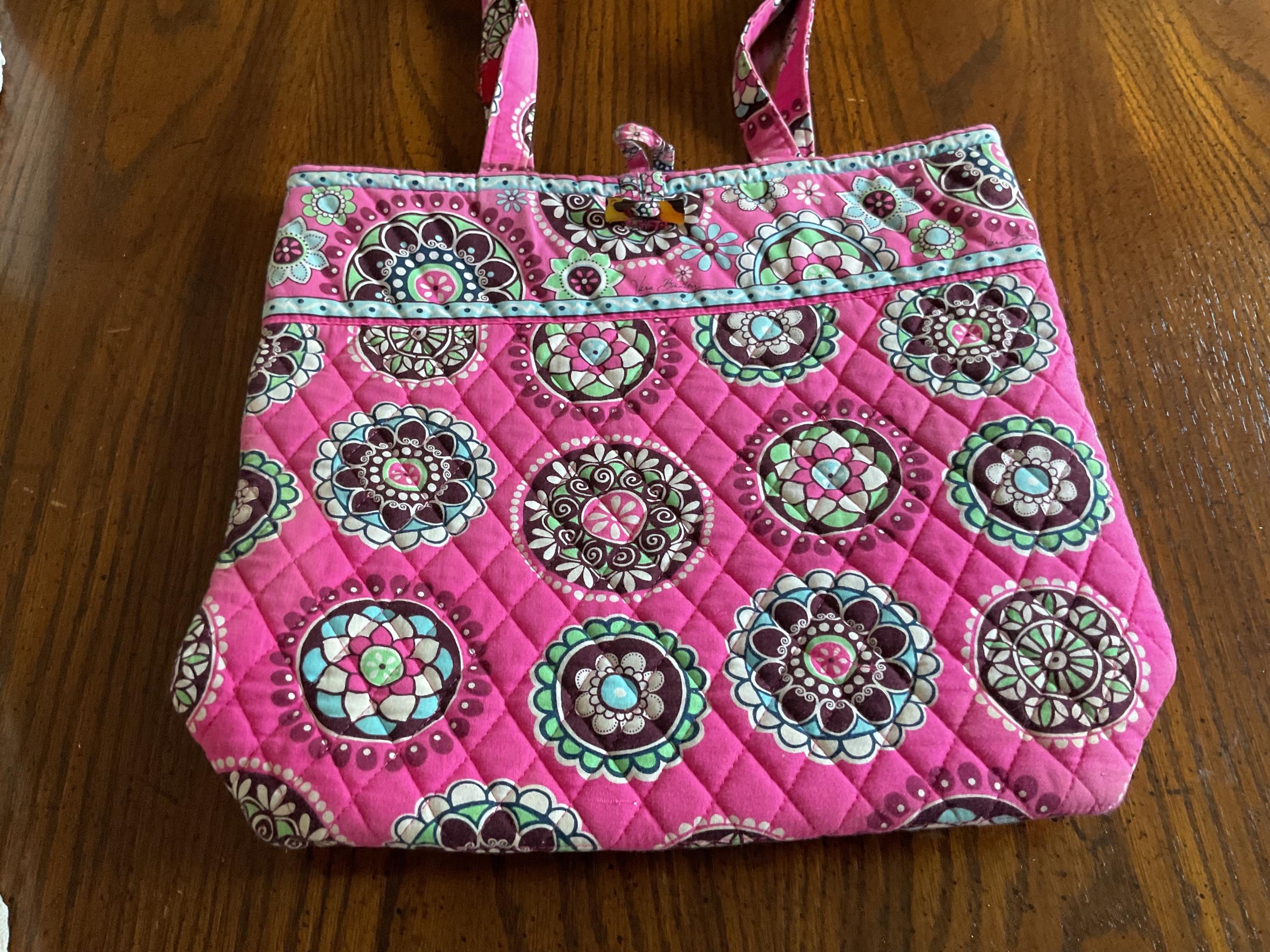 Vera Bradley Tote Bag: Cupcakes Pink Floral Paisley Pattern - Etsy Vera Bradley Tote Bag: Cupcakes Pink Floral Paisley Pattern - Etsy