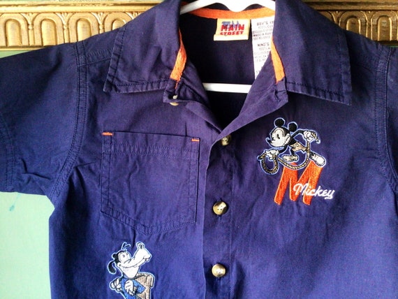 Toddler Vintage Disney Shirt Size 18 Months, Mick… - image 3