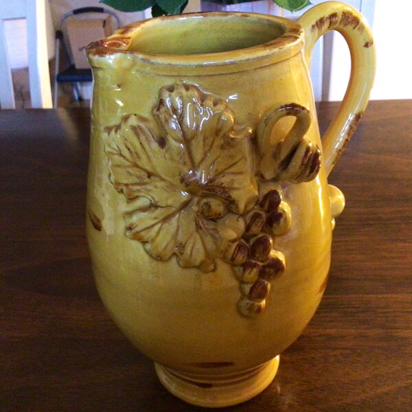 Italy Pitcher Vintage Ceramic - Etsy