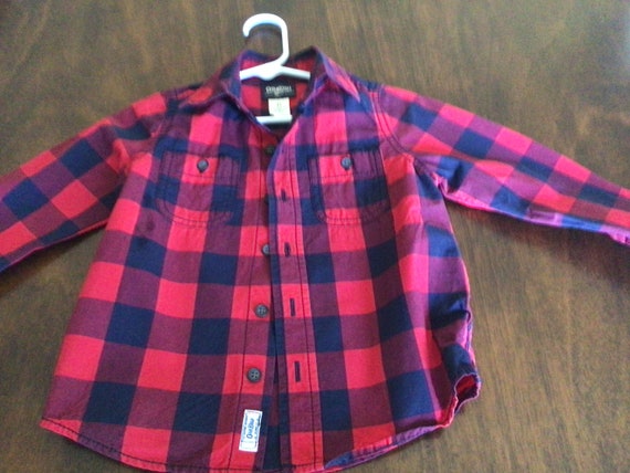 Oshkosh Boys Shirt Size 3 T, Boys Cotton Shirt, T… - image 4