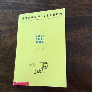 Love that Dog  Child Book, Child Story Book, Book for a Child, Reading Books for Children,