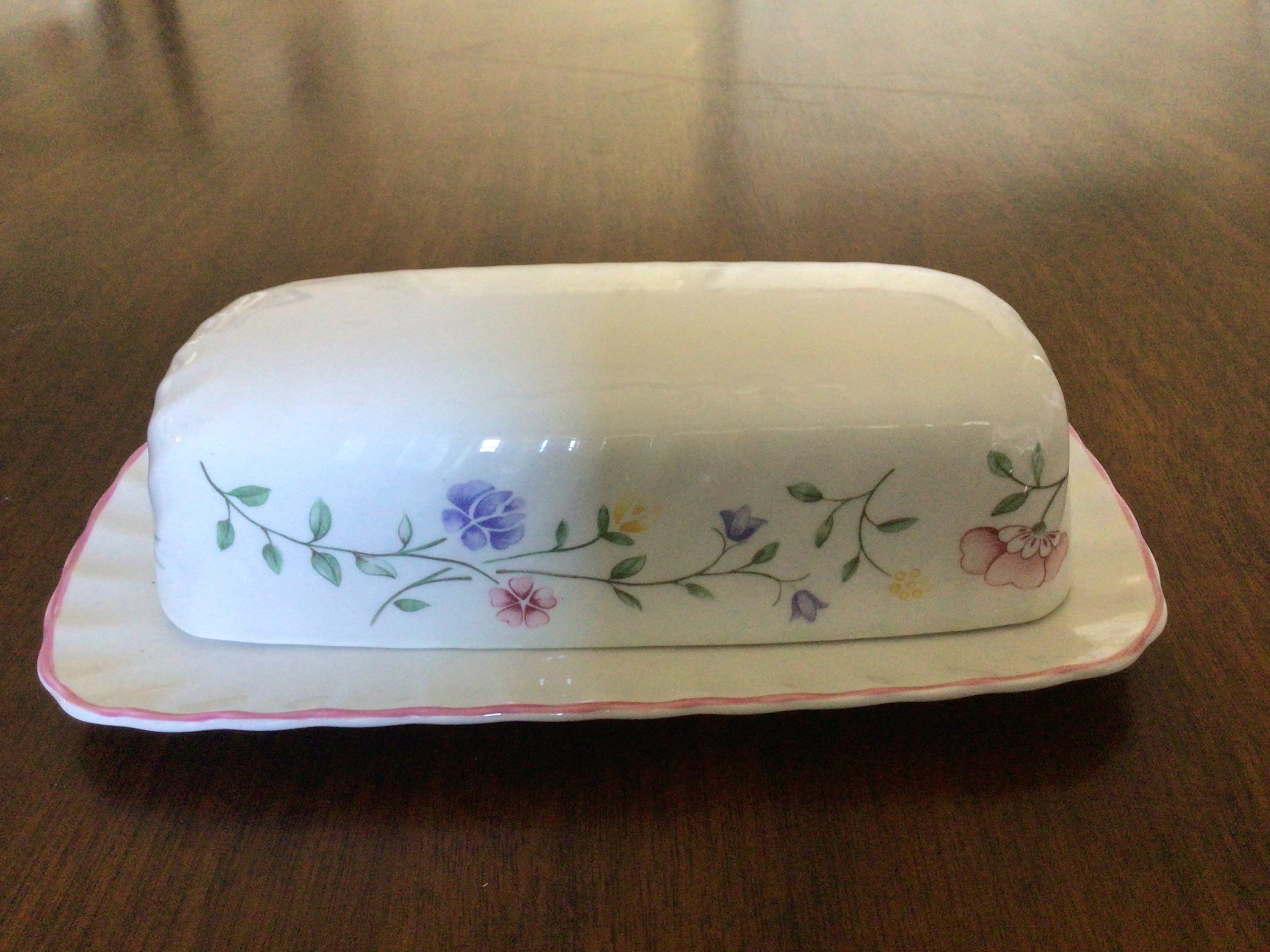 Piece English China Set Johnson Brothers Summer Chintz Briar