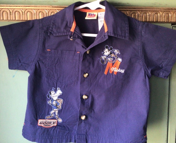 Toddler Vintage Disney Shirt Size 18 Months, Mick… - image 2