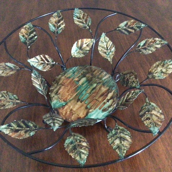 Large Metal Bowl Etsy