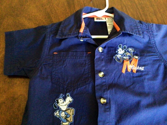 Toddler Vintage Disney Shirt Size 18 Months, Mick… - image 6