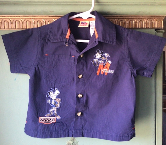 Toddler Vintage Disney Shirt Size 18 Months, Mick… - image 1