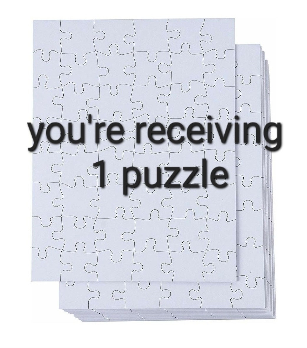 SUBLIMATION PUZZLES - BLANK