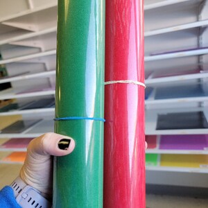 Siser Glitter Heat Transfer Vinyl Rolls 12 X 59 Roll Iron on Heat Transfer  for T Shirts and More Cut With Any Vinyl Cutter. 